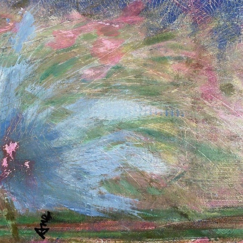 Peaceful Chaos - Panel 4 oil painting - FABA Collection