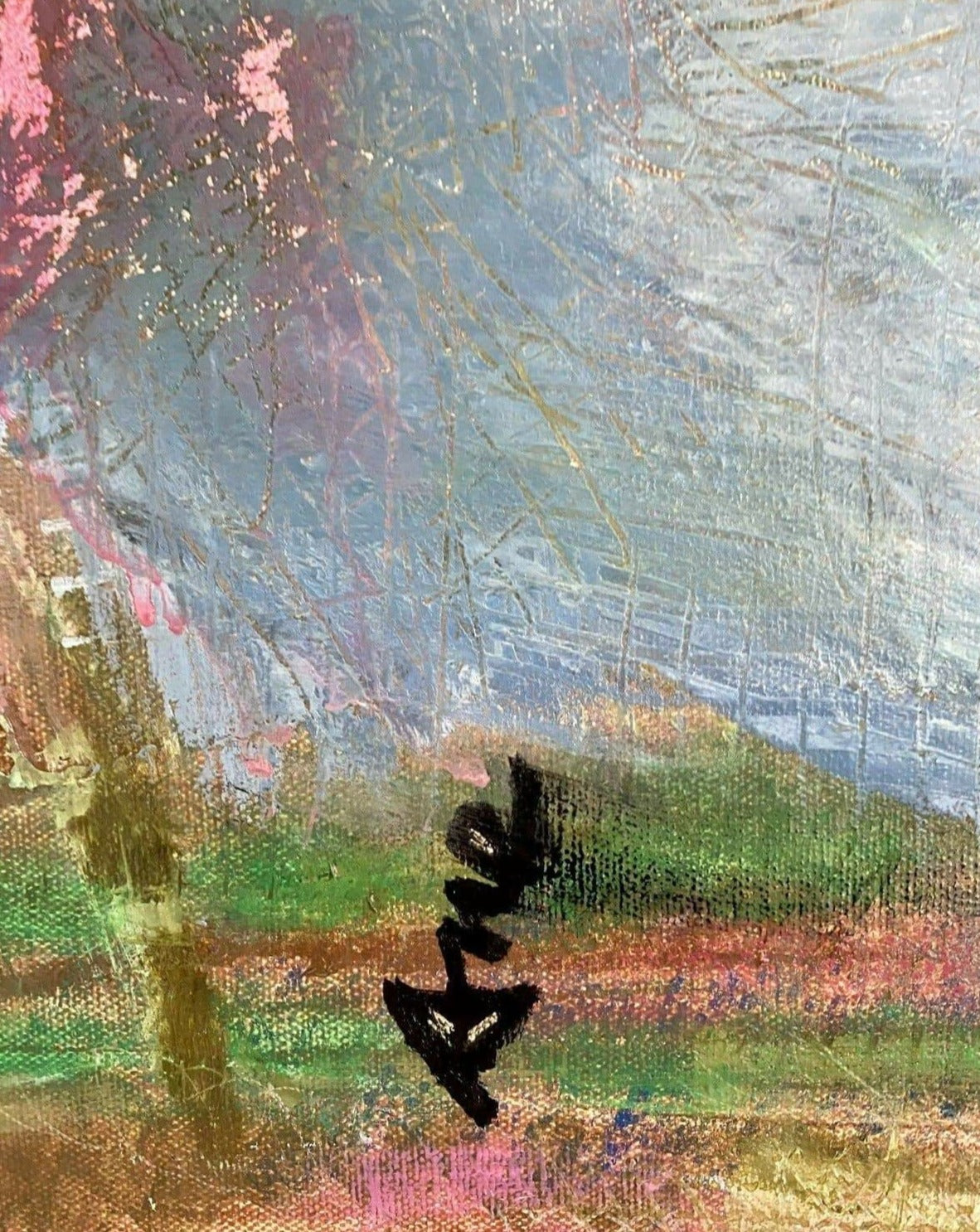 Peaceful Chaos - Panel 4 oil painting - FABA Collection