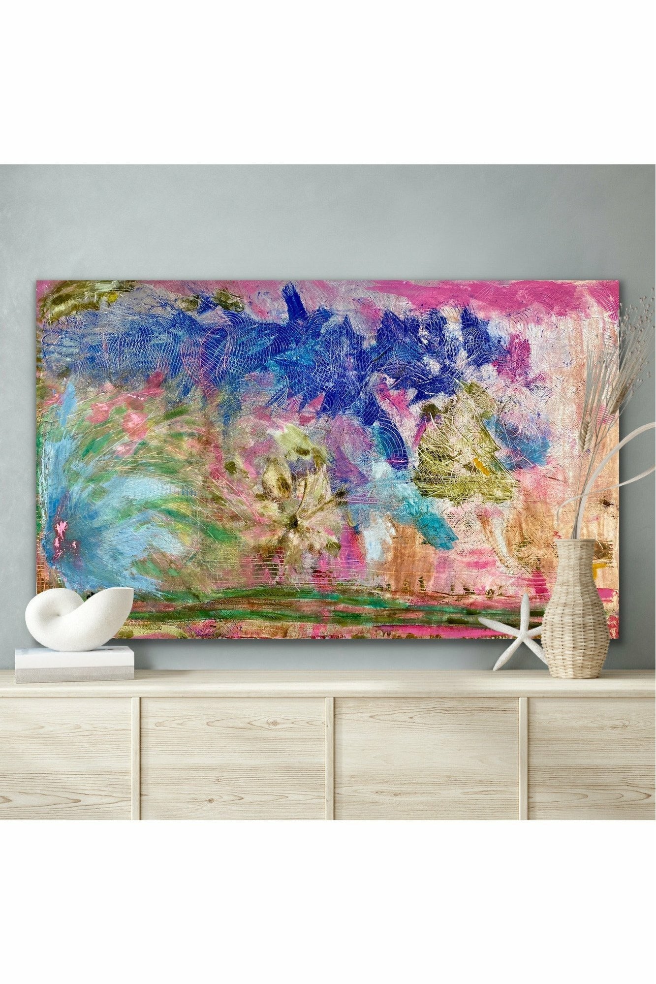 Peaceful Chaos - Panel 4 oil painting - FABA Collection