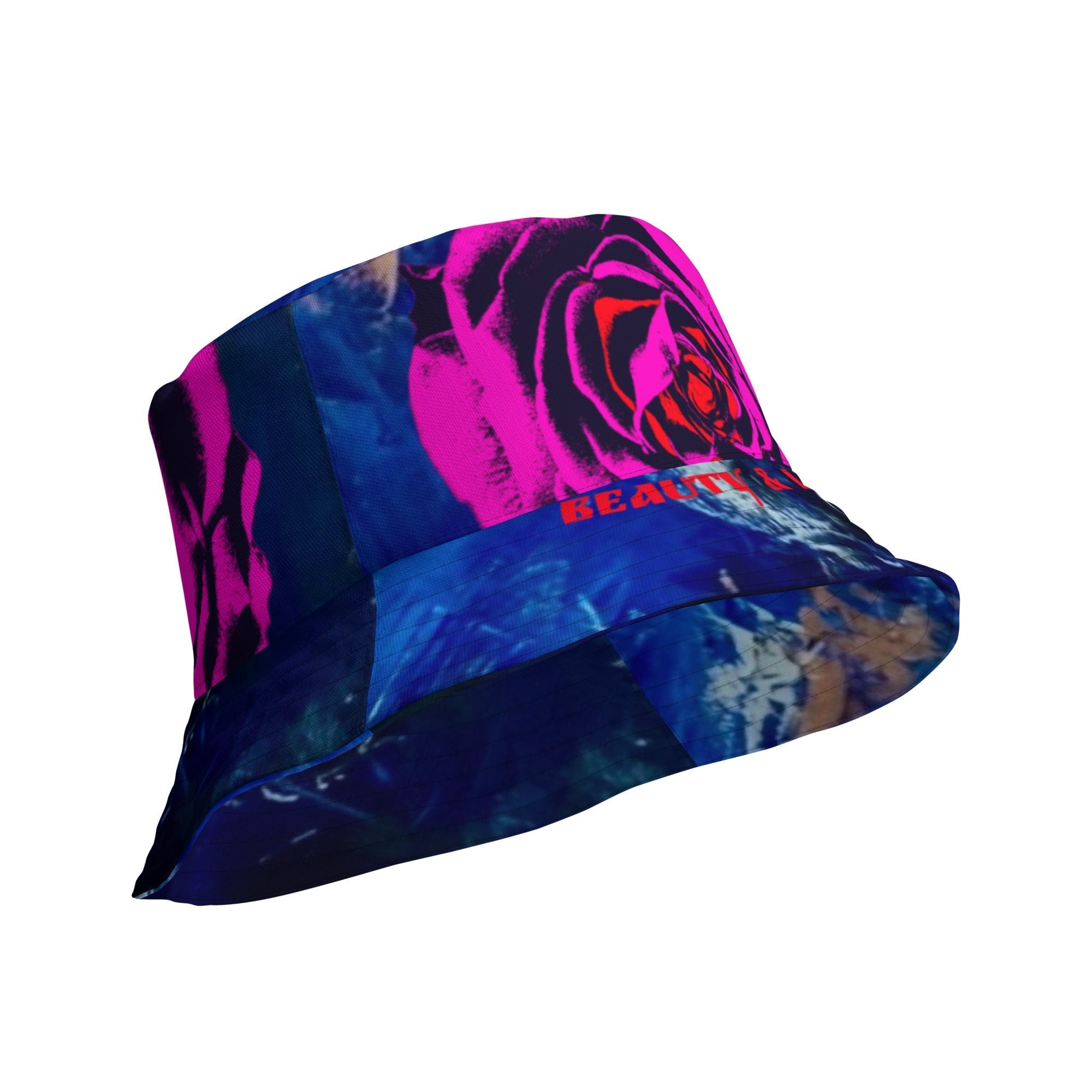 Reversible bucket hat Chakras, Beauty and Love - FABA Collection