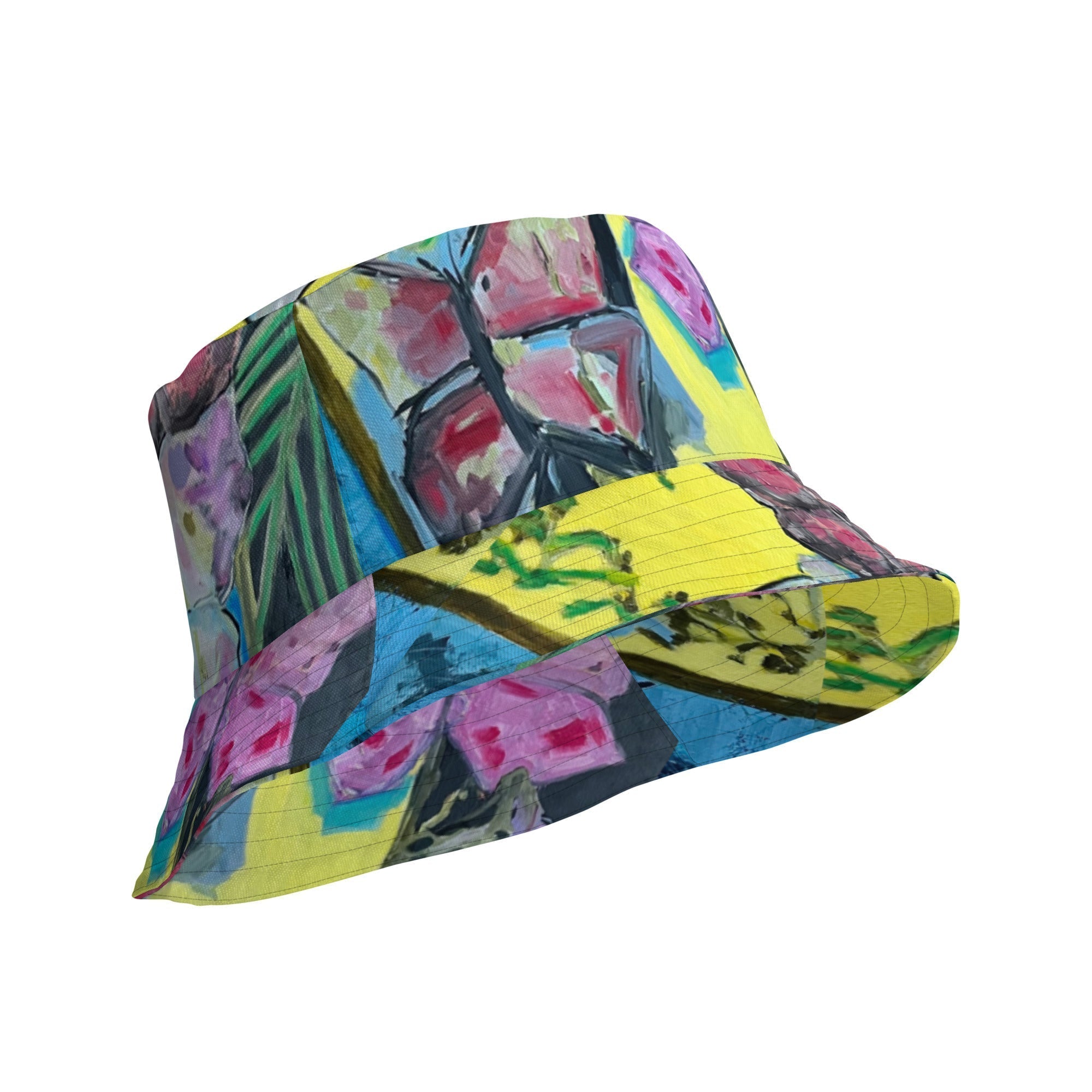 Reversible bucket hat Papillons - FABA Collection