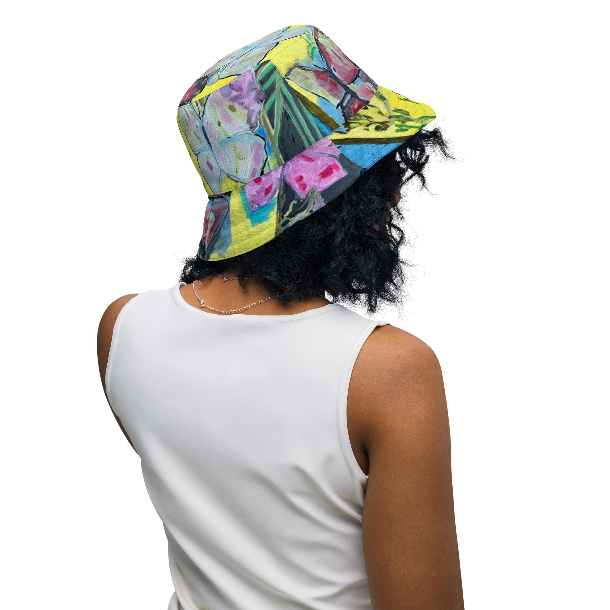 Reversible bucket hat Papillons - FABA Collection