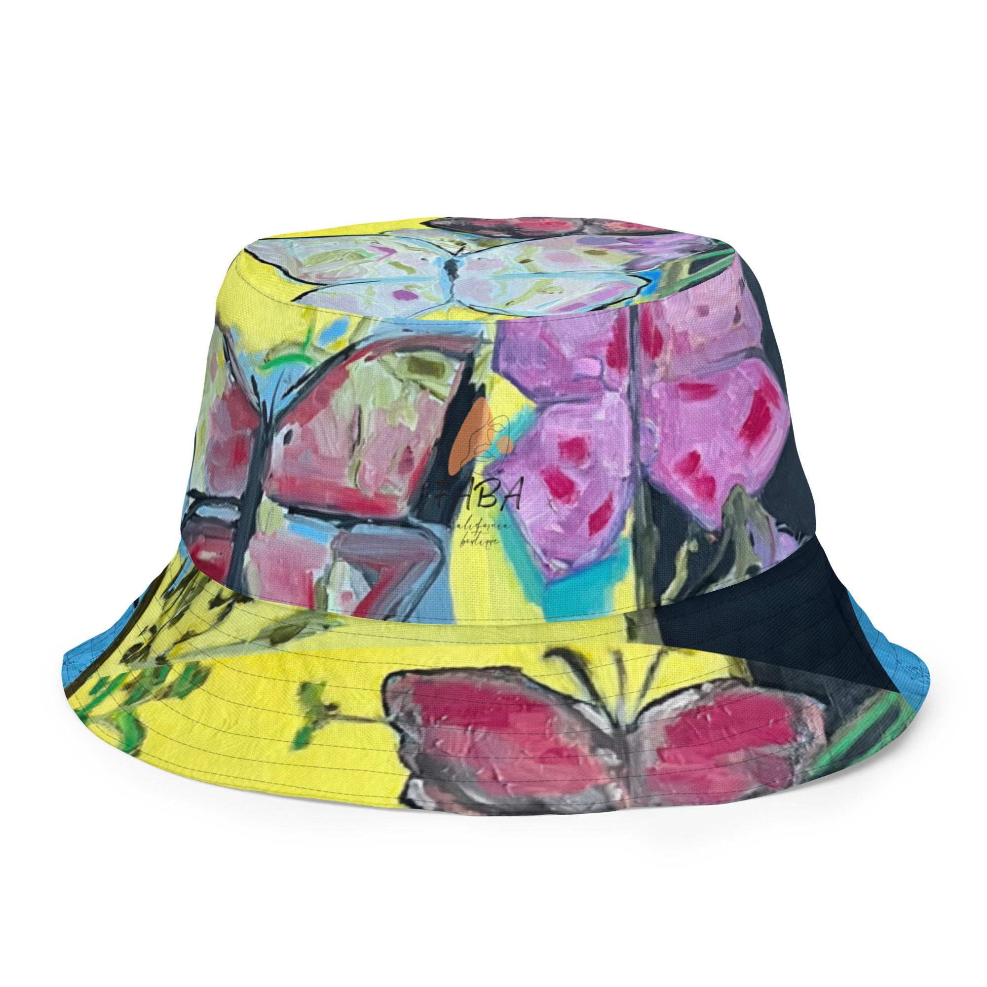 Reversible bucket hat Papillons - FABA Collection