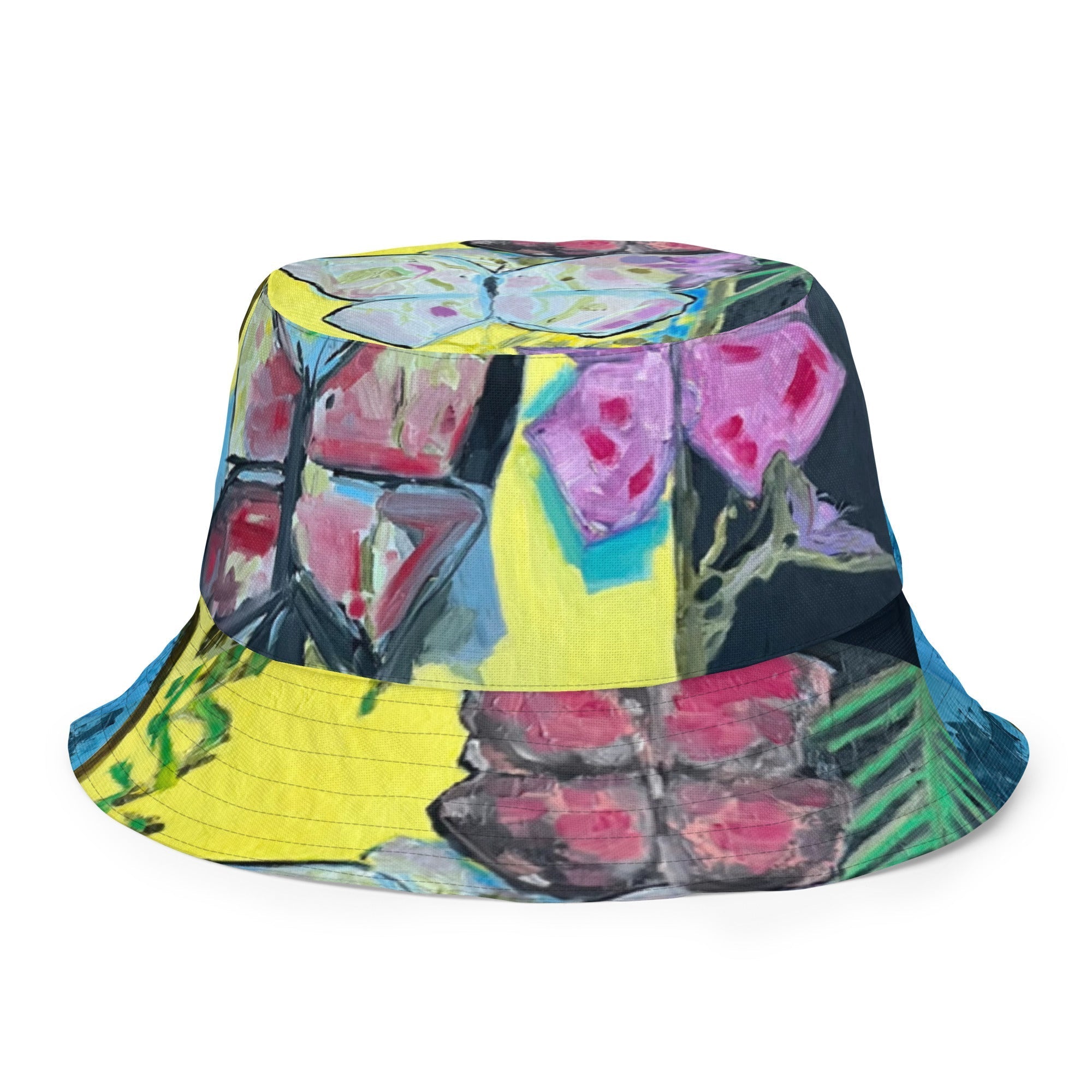 Reversible bucket hat Papillons - FABA Collection