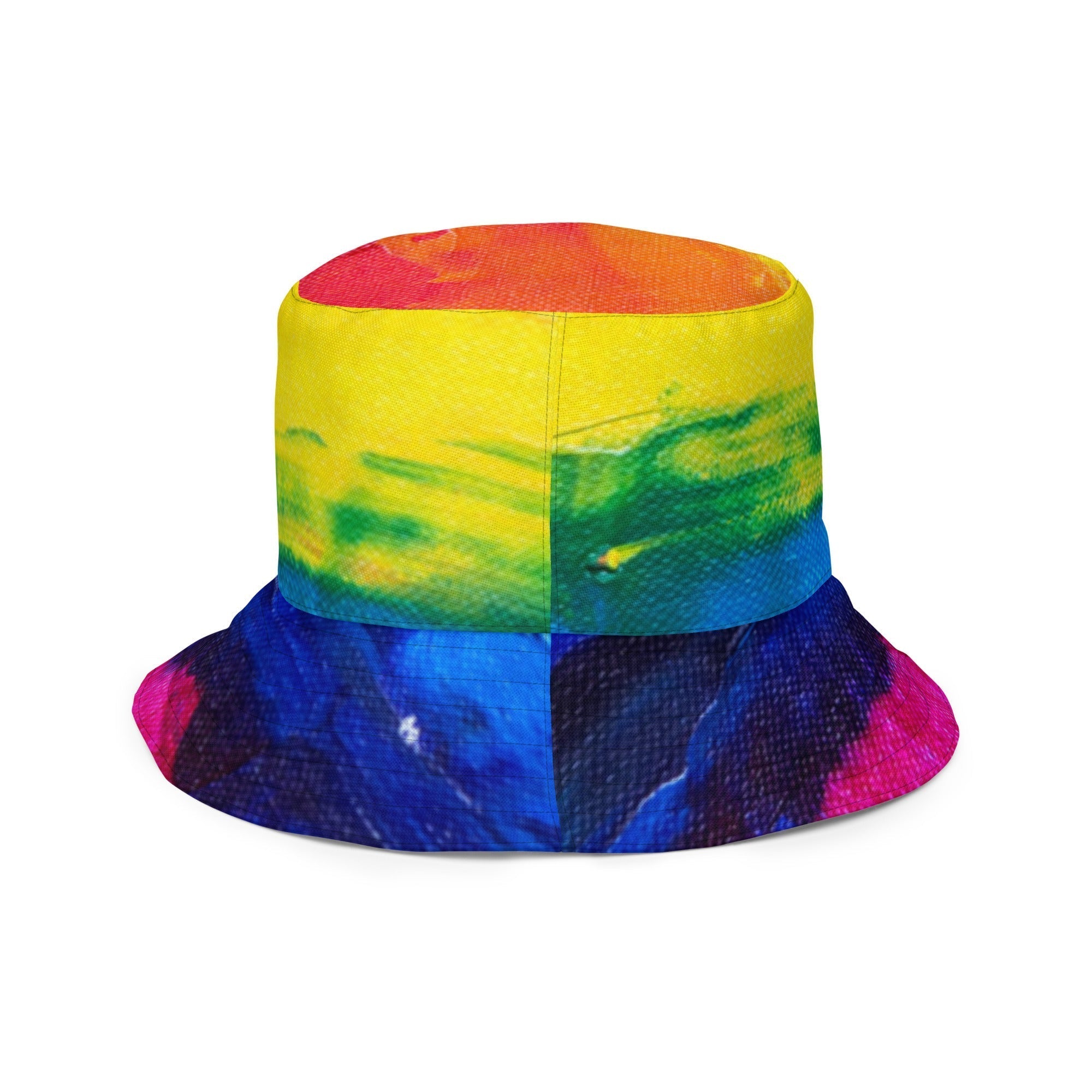 Reversible bucket hat Rainbow - FABA Collection