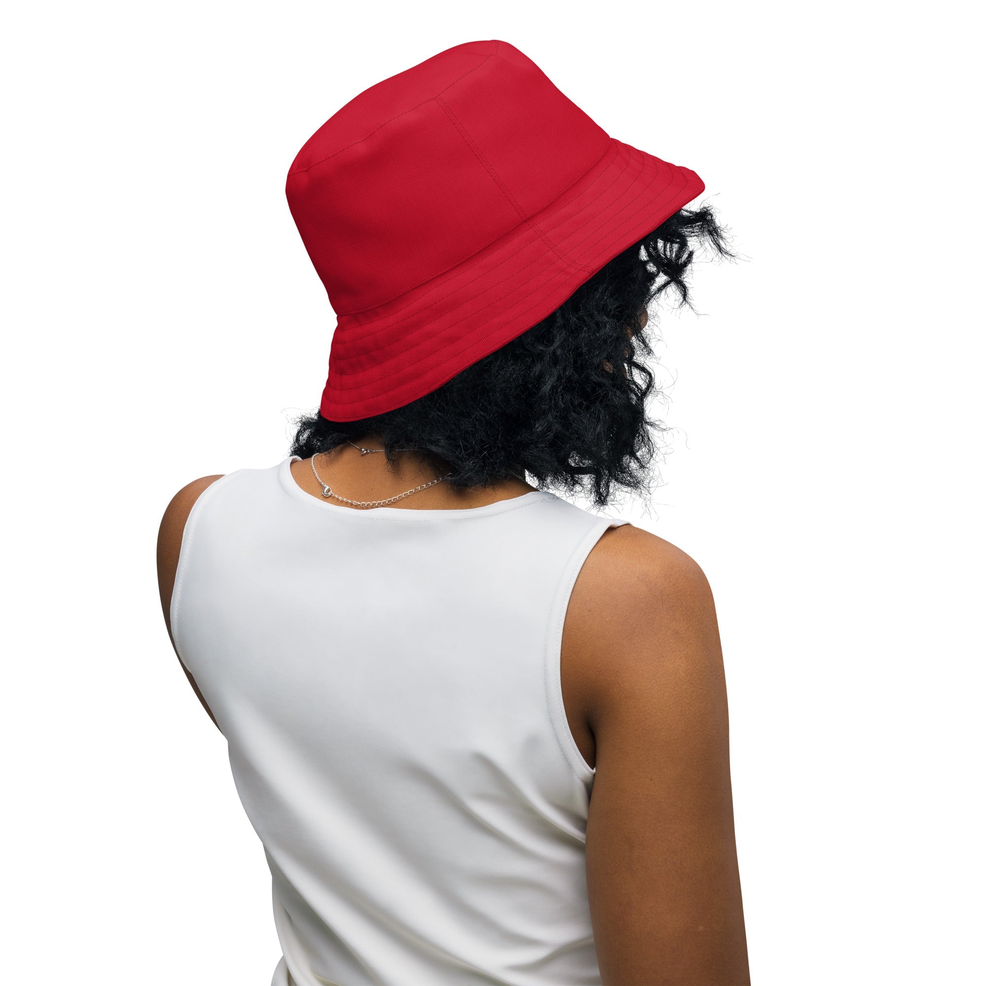 Reversible bucket Hat Zebra Cherry Red - FABA Collection