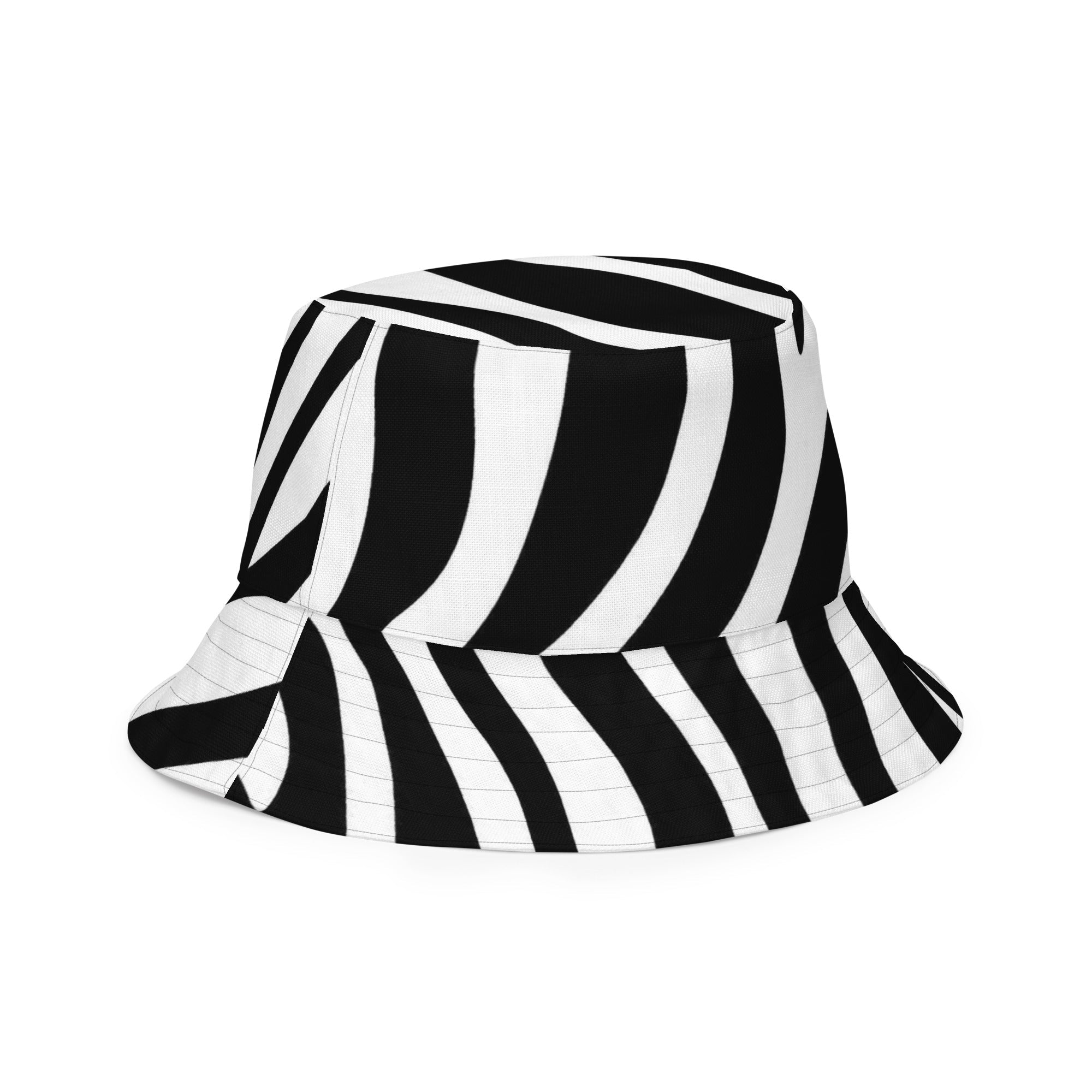 Reversible bucket Hat Zebra Cherry Red - FABA Collection