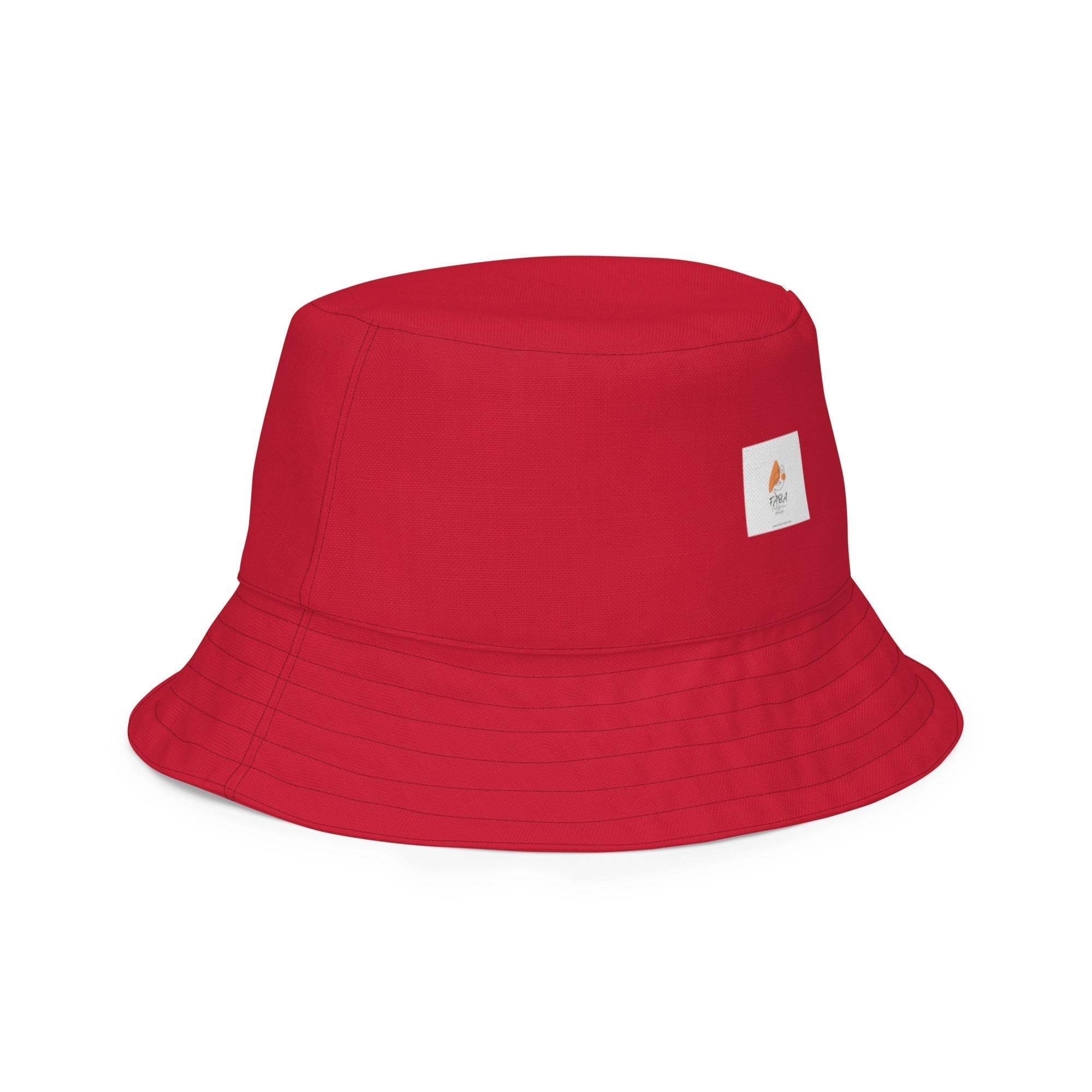 Reversible bucket Hat Zebra Cherry Red - FABA Collection