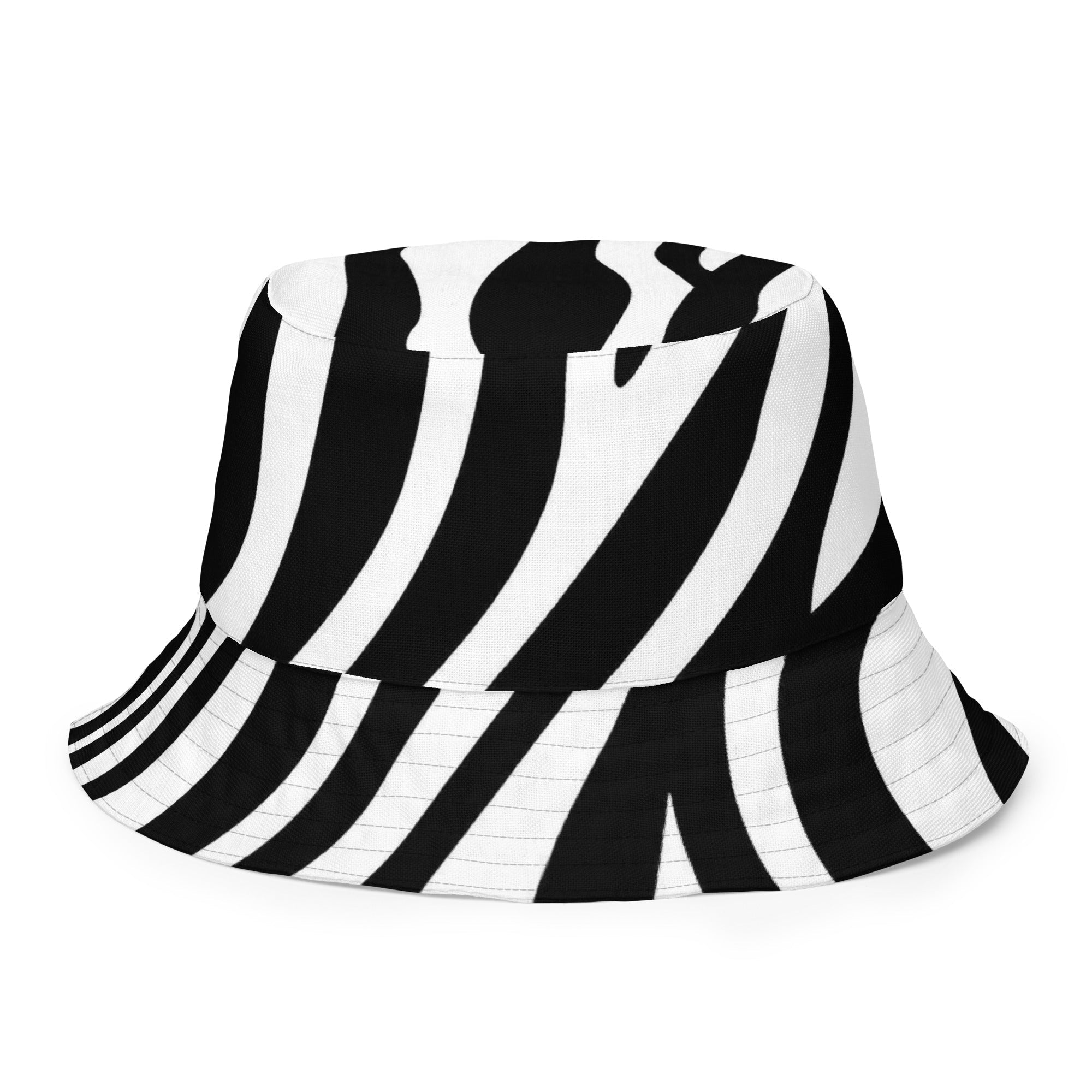 Reversible bucket Hat Zebra Cherry Red - FABA Collection