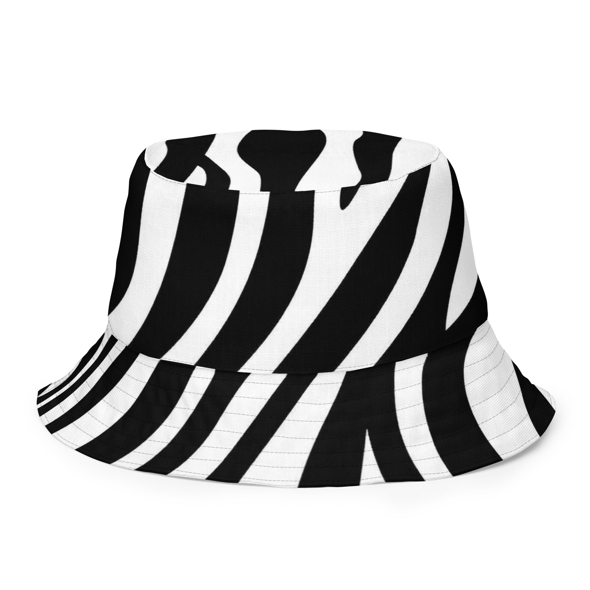 Reversible bucket Hat Zebra Cherry Red - FABA Collection