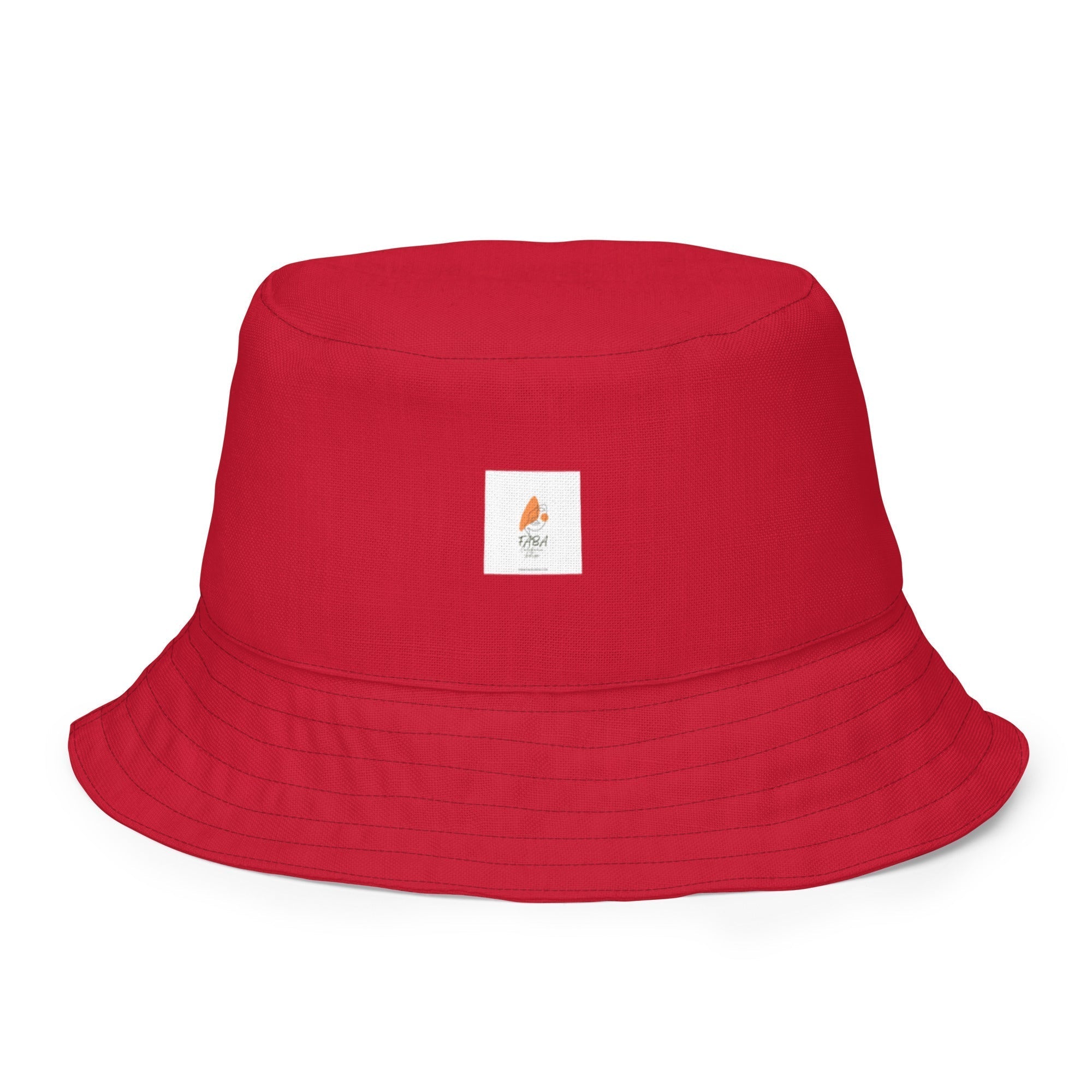 Reversible bucket Hat Zebra Cherry Red - FABA Collection