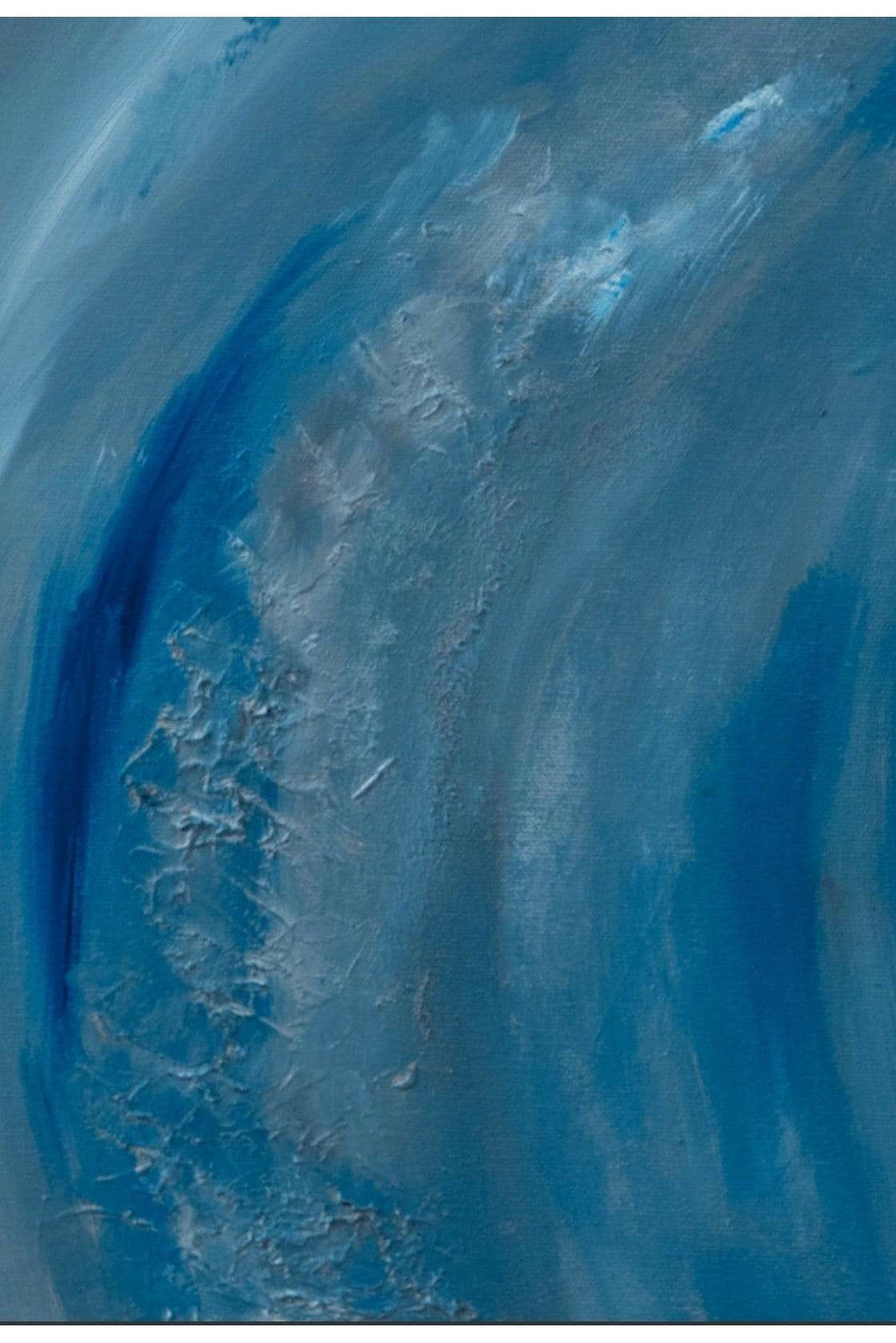 Rising with the Wave Mixed Media Art - FABA Collection