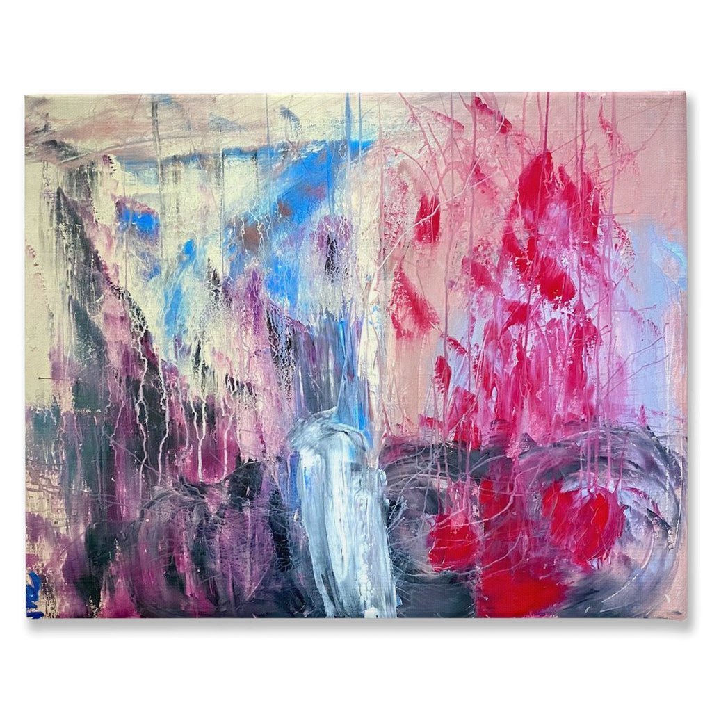 Sarah V-neck Dress - Abstract Sailing - FABA Collection