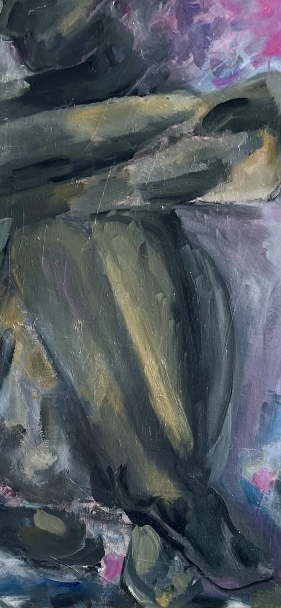 Self-Portrait Pensive Oil Painting - FABA Collection