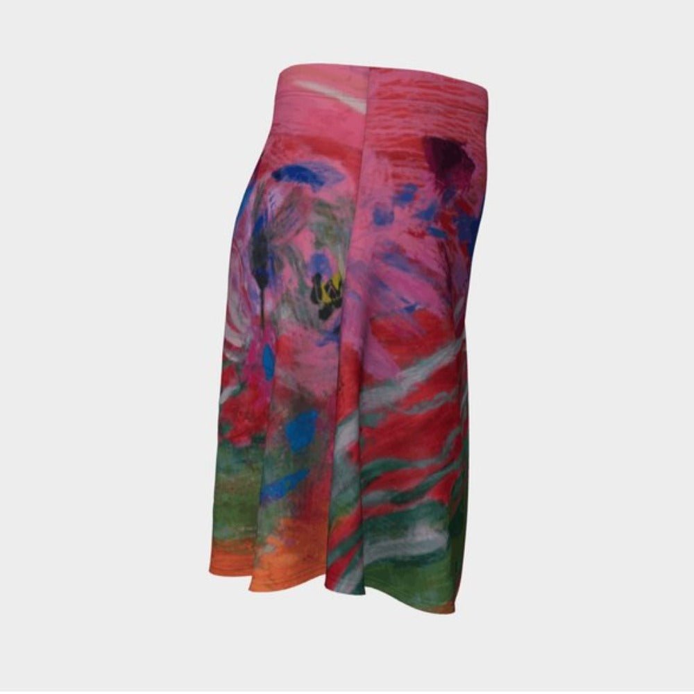 Short Flare Skirt Bird of Paradise - FABA Collection