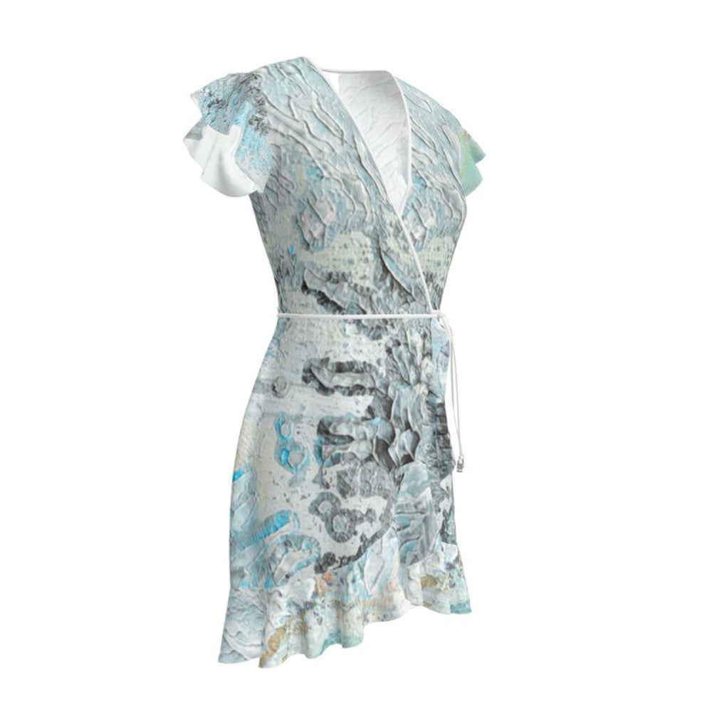 Short Silk Tulip Dress Sparks - FABA Collection