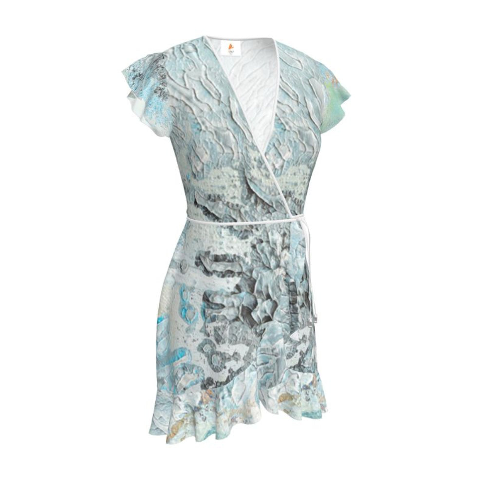 Short Silk Tulip Dress Sparks - FABA Collection