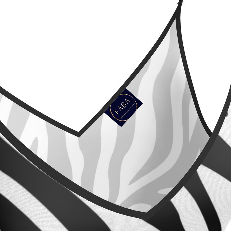 Short Slip Dress Zebra - FABA Collection