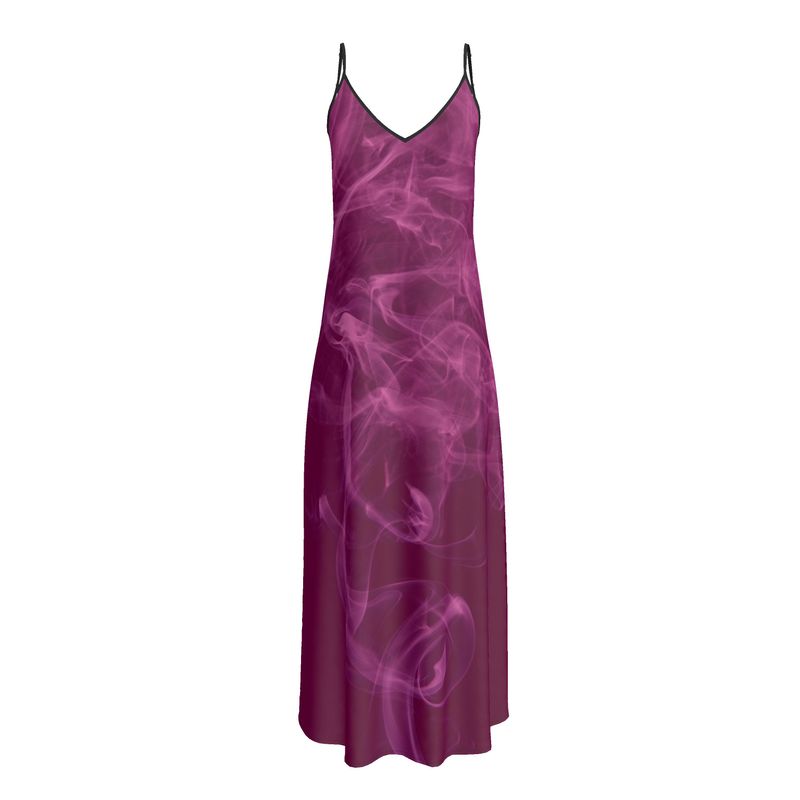 Silk Slip Dress Smoky Pink - FABA Collection