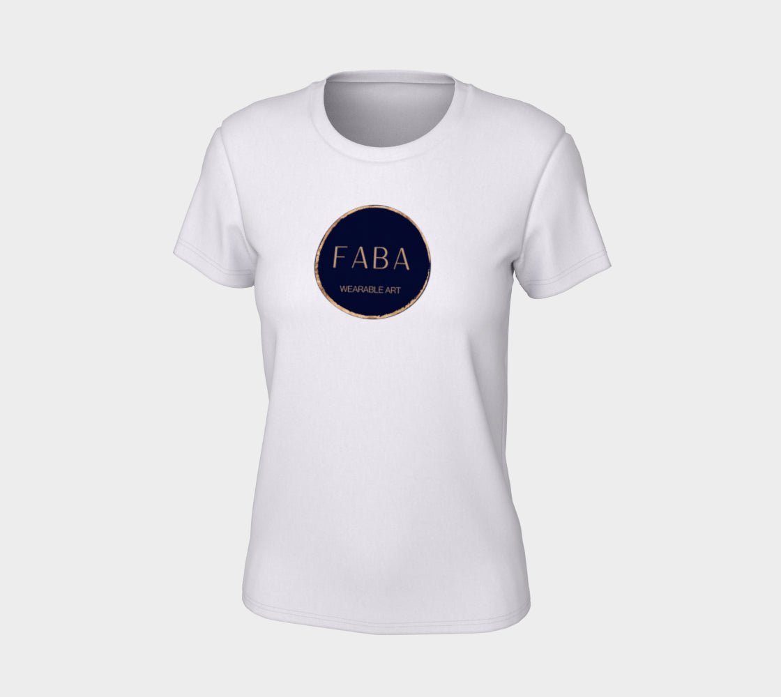 Slim Fit Cotton T-shirt FABA Blue Copper - FABA Collection