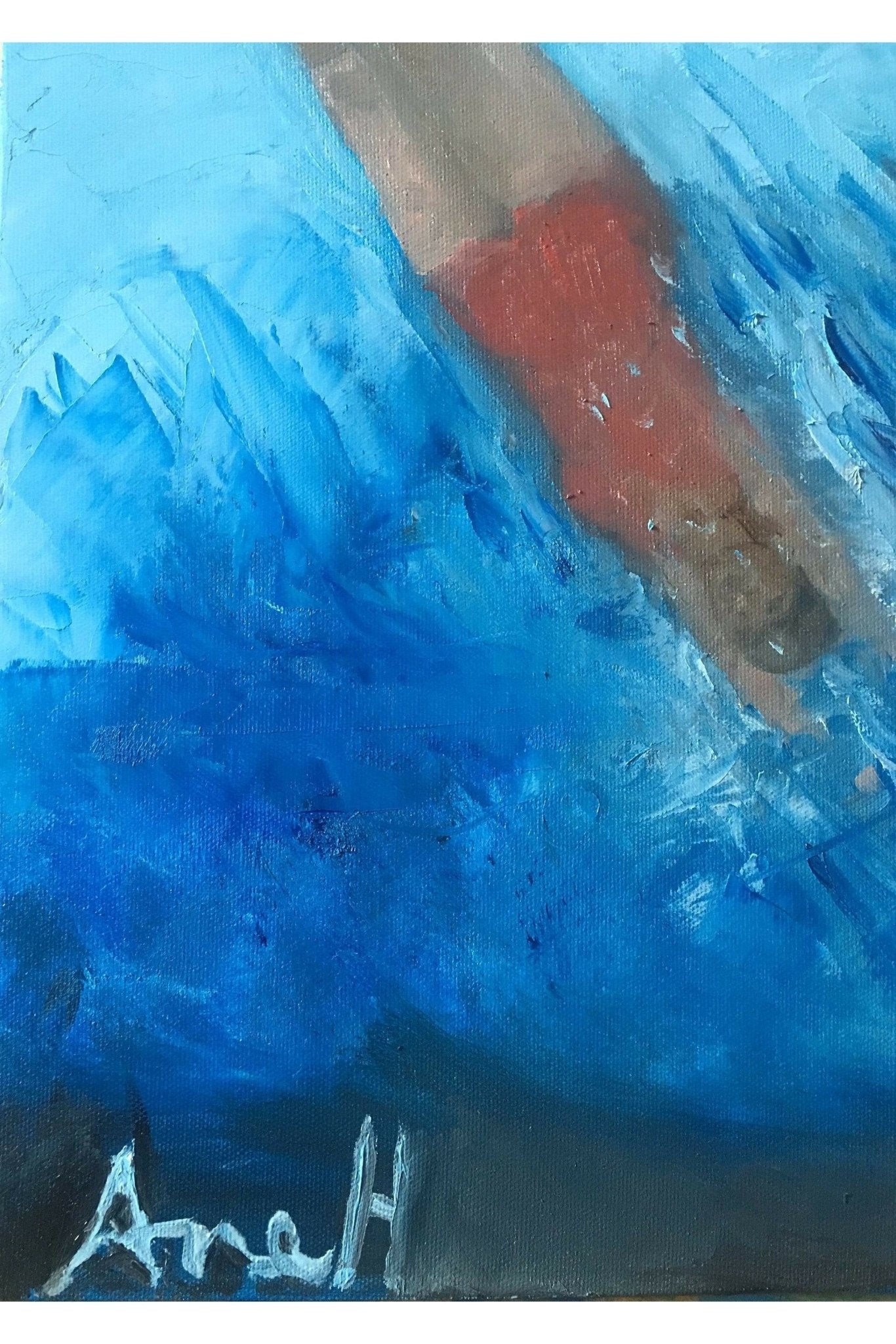 Spash Original Oil Painting - FABA Collection