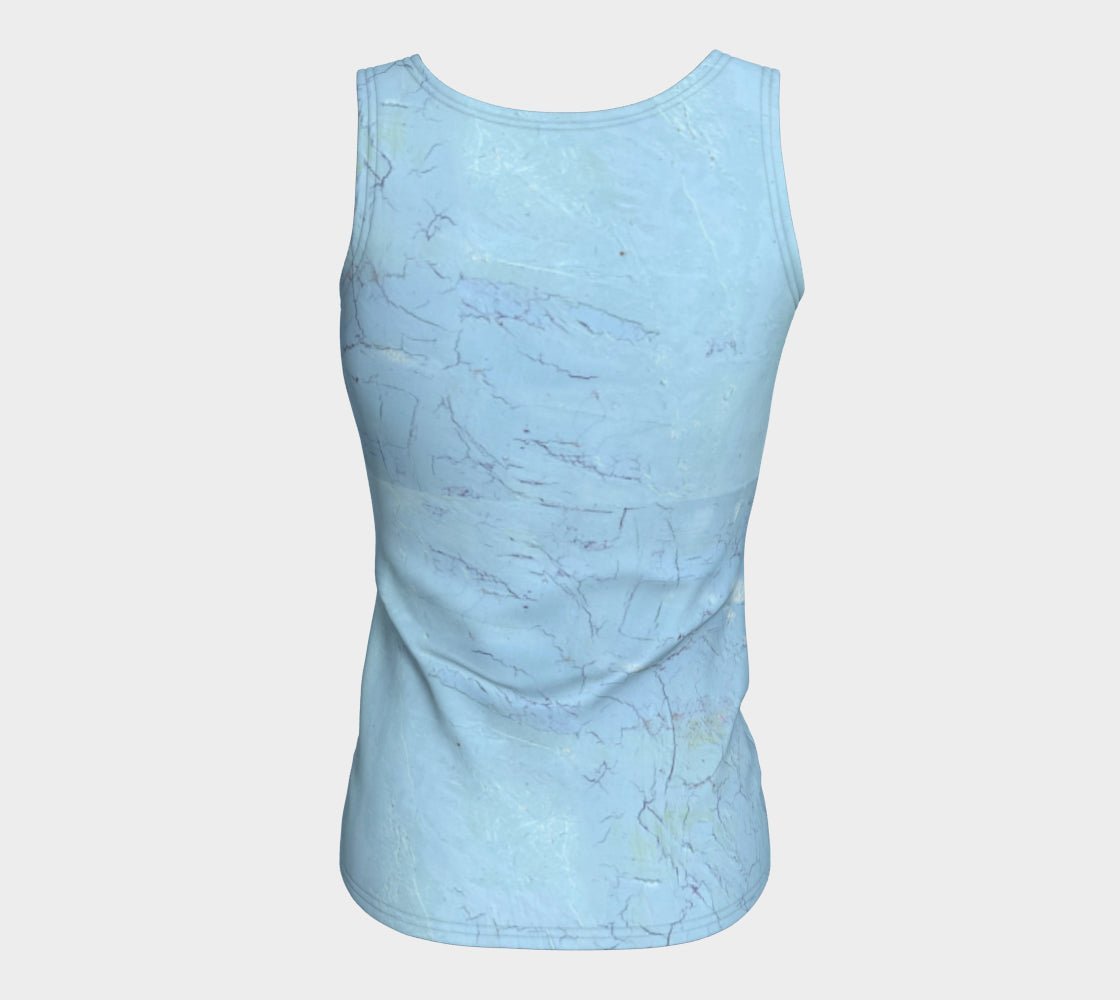 Street Blue LONG Fitted Tank tops - FABA Collection
