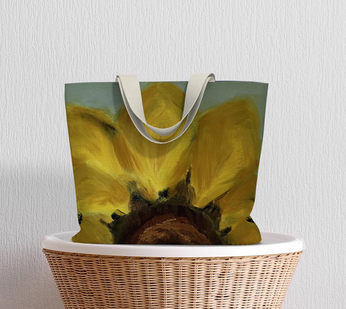 Sunflower Large Cotton Tote Bag - FABA Collection