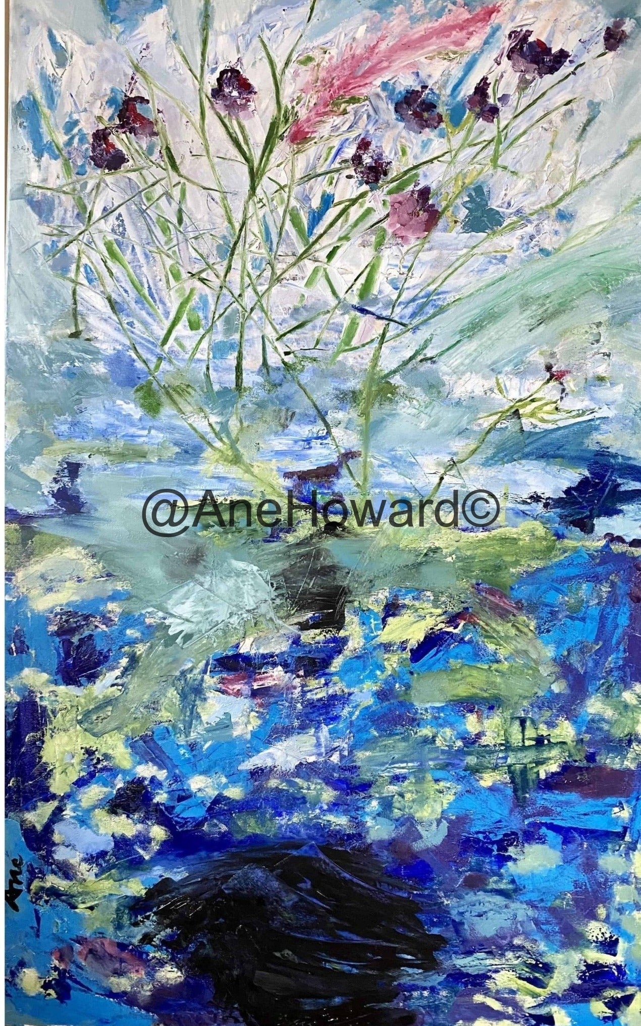 The Secret Life of Plants Oil Painting Panel 1 - FABA Collection