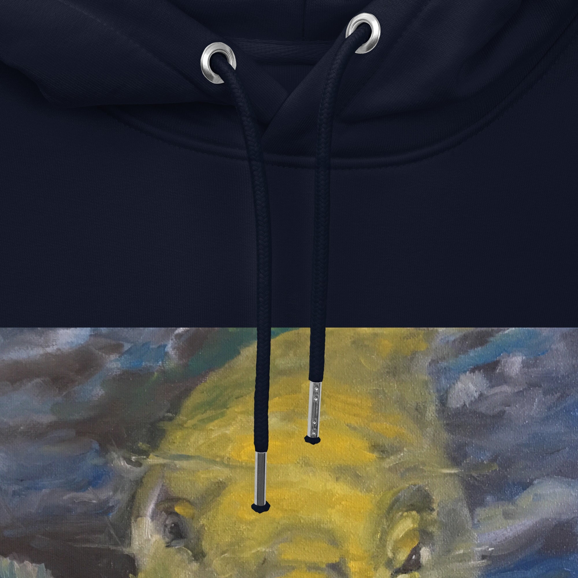 Unisex Organic Cotton Hoodie Charles the Koi - FABA Collection