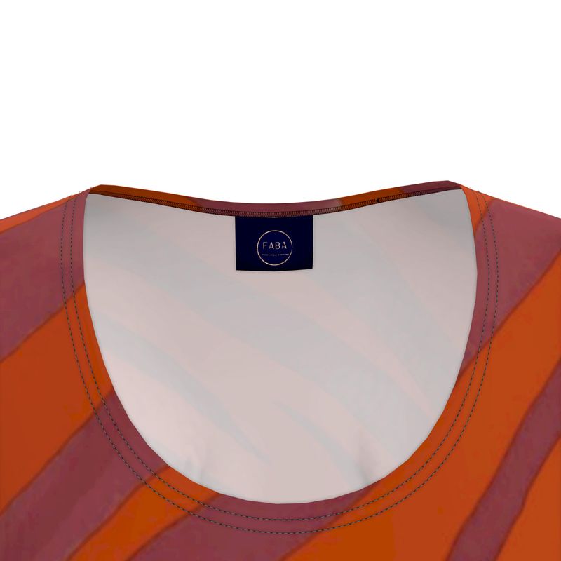 Velours Tunic Dress Red Zebra - FABA Collection