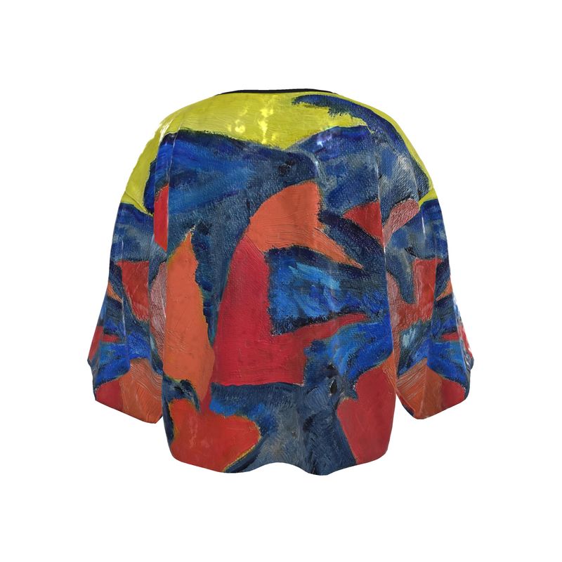 Velvet or Silk Kimono Jacket The Flock - FABA Collection