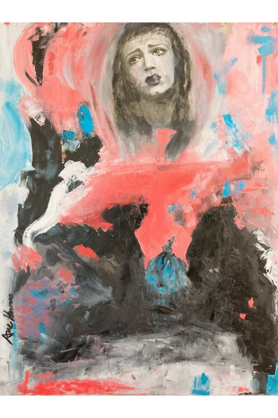 Weeping Gaia Mixed Media Art - FABA Collection