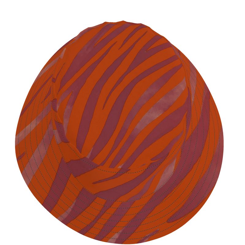 Wide Brim Hat Red Zebra - FABA Collection