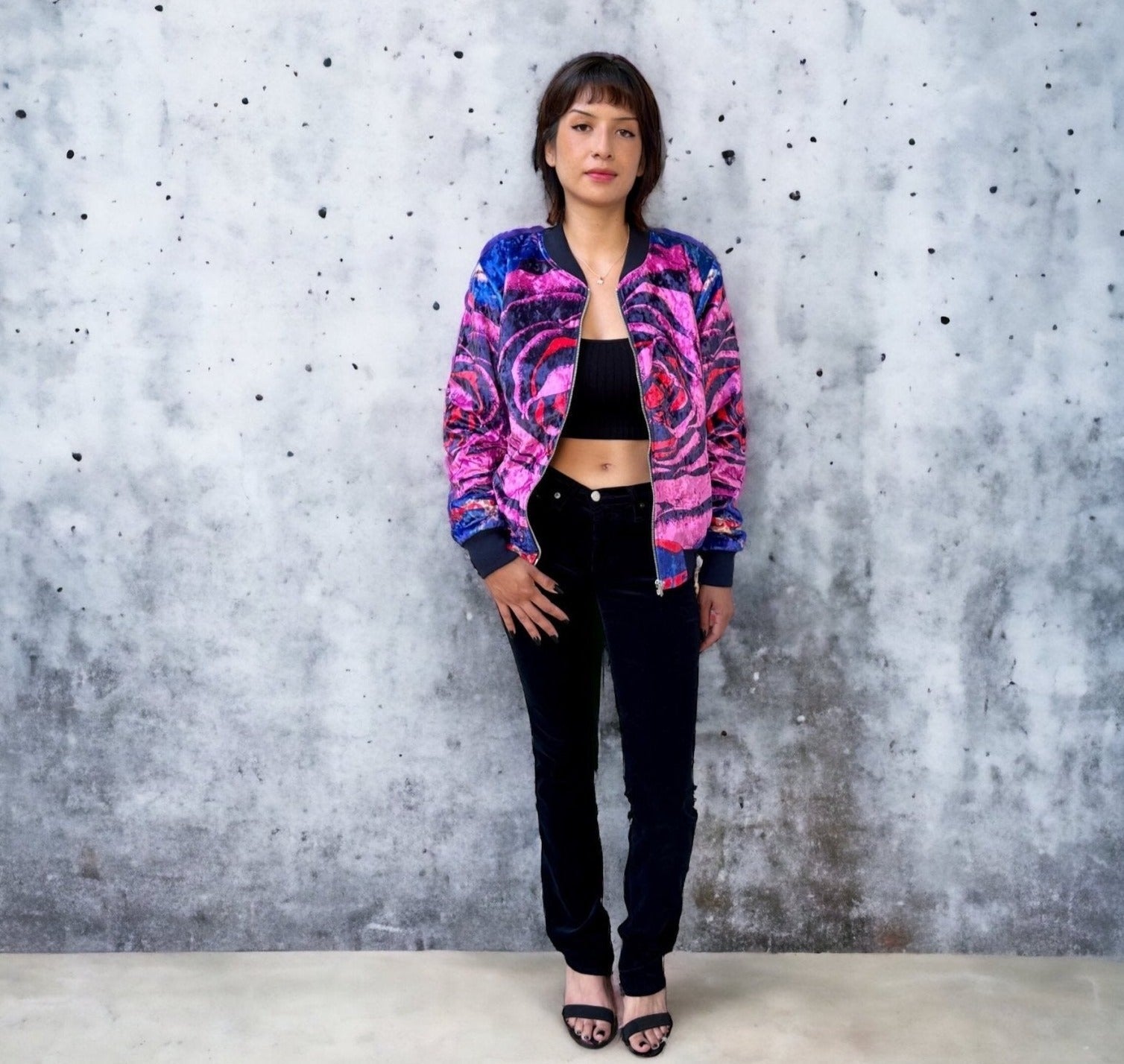 Women's Bomber Jacket CHAKRAS, LOVE & BEAUTY - FABA Collection