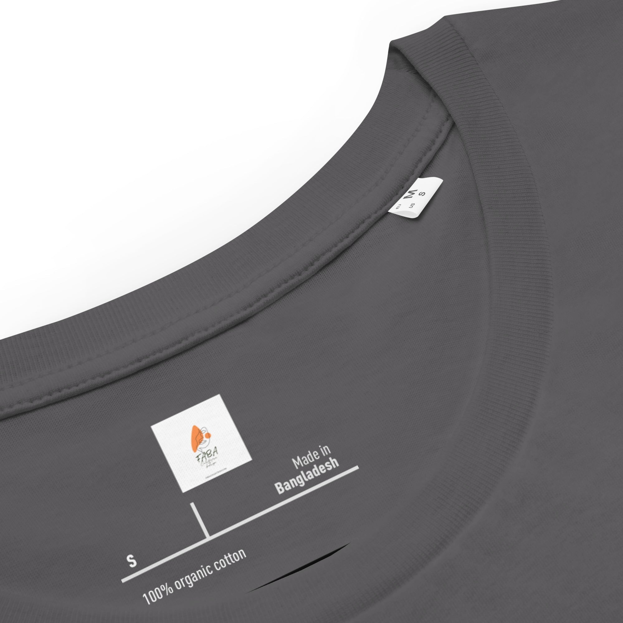 Women's fitted organic cotton tee Go West Cowgirl - FABA Collection