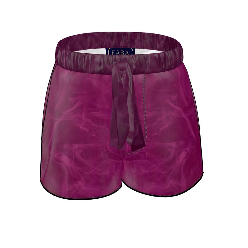 Women's Luxury Loungewear Shorts Pink Smoke - FABA Collection