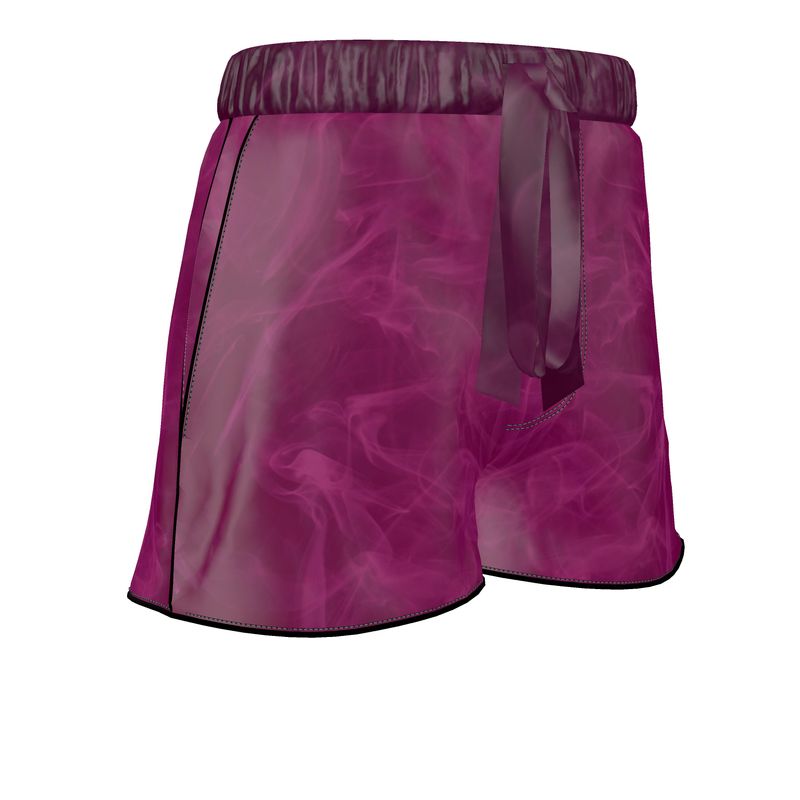 Women's Luxury Loungewear Shorts Pink Smoke - FABA Collection