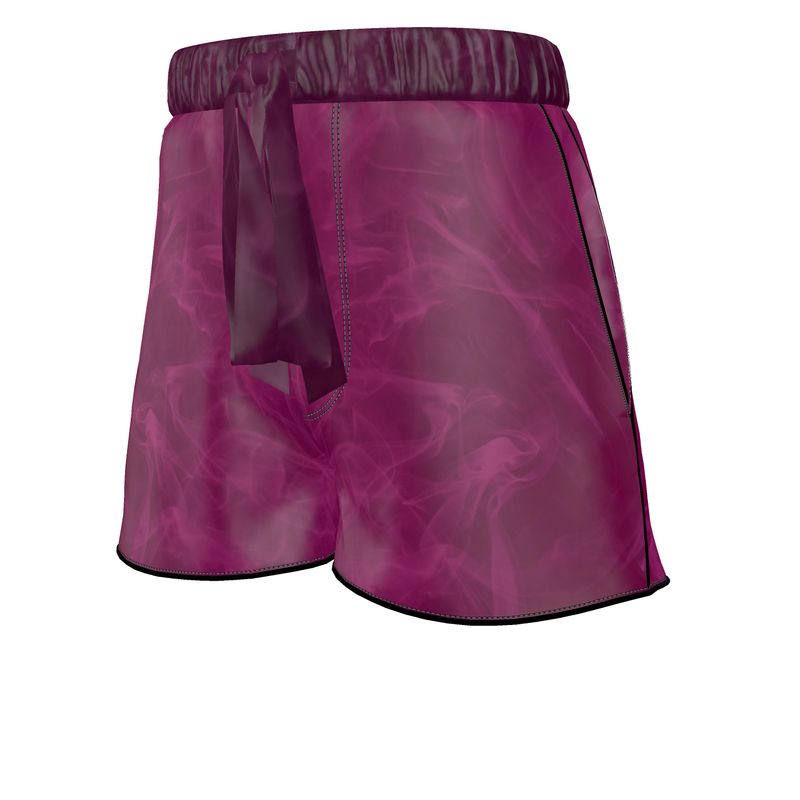 Women's Luxury Loungewear Shorts Pink Smoke - FABA Collection