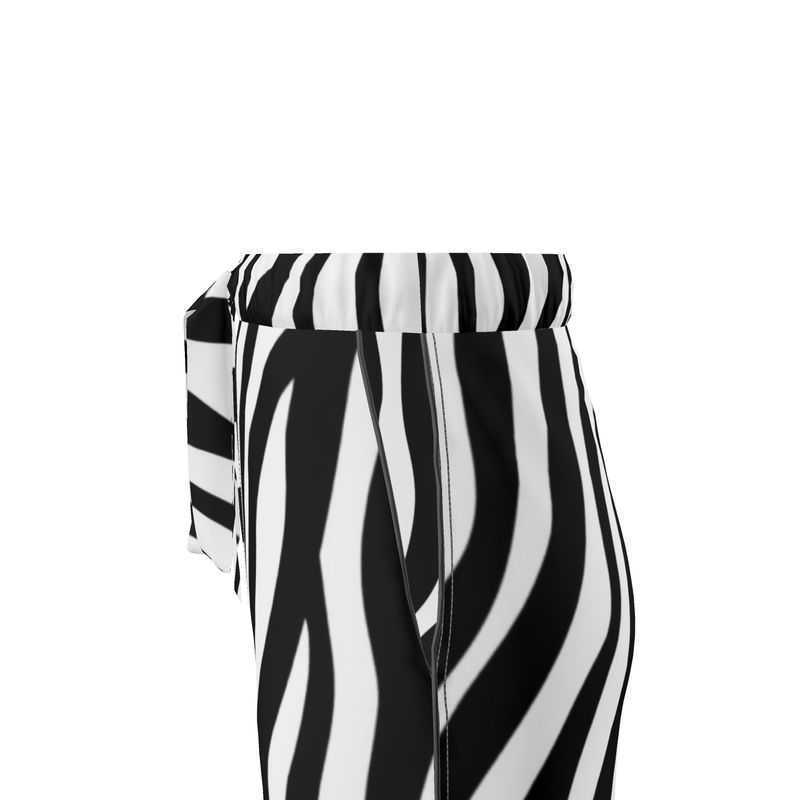 Women's Luxury Loungewear Trousers Zebra - FABA Collection