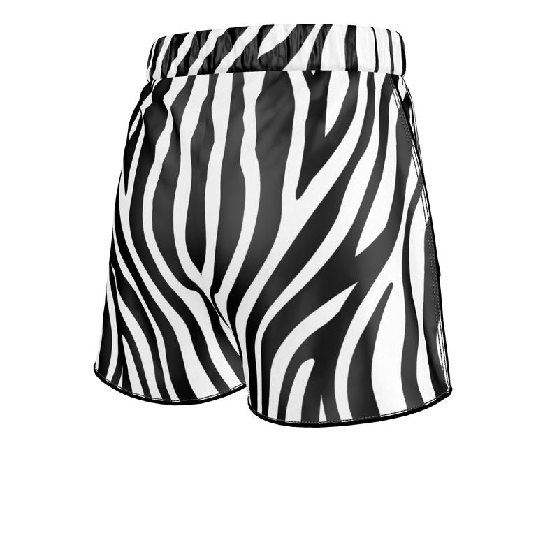 Women's Luxury Pyjama Shorts Zebra - FABA Collection