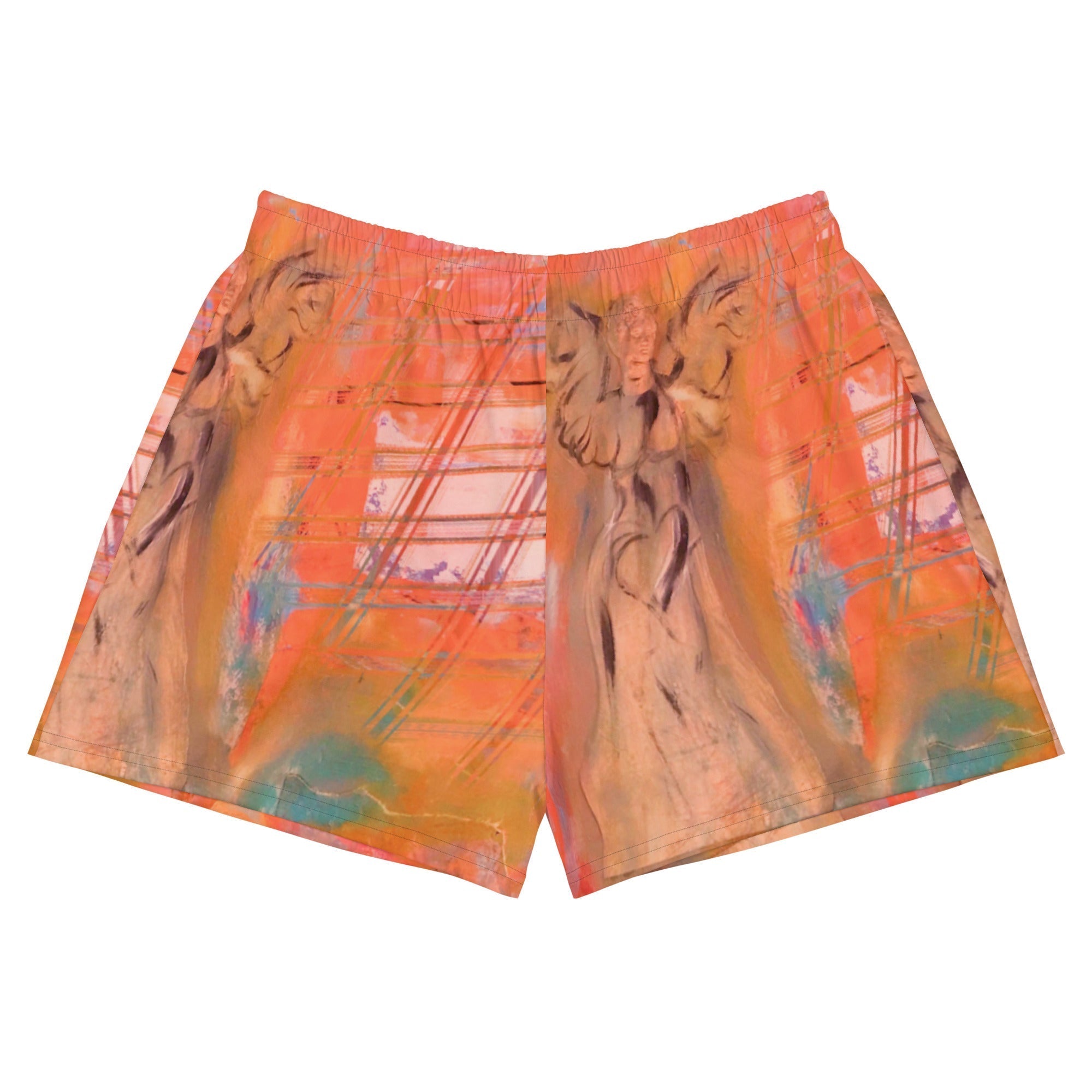 Women’s Recycled Athletic Shorts City of Angels - FABA Collection