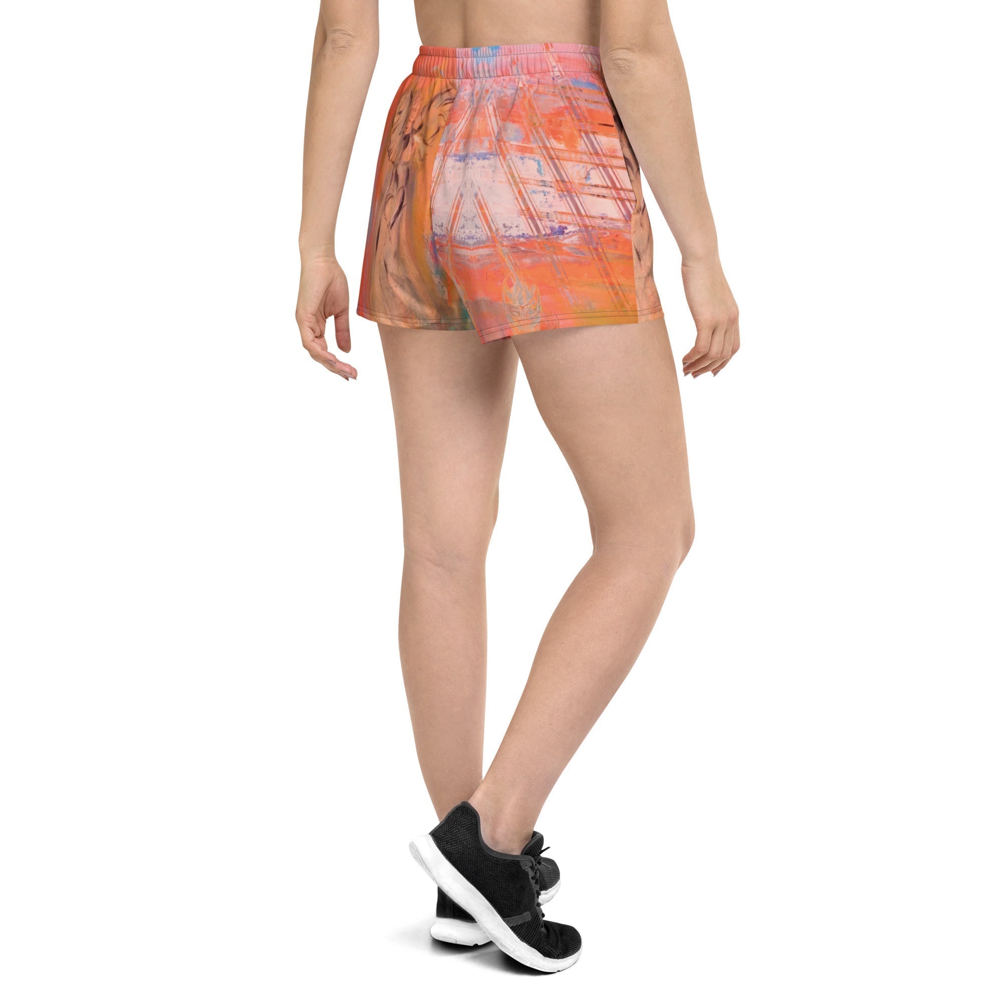 Women’s Recycled Athletic Shorts City of Angels - FABA Collection