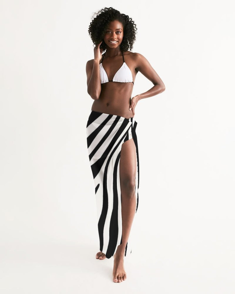 Zebra Swim Cover Up - FABA Collection
