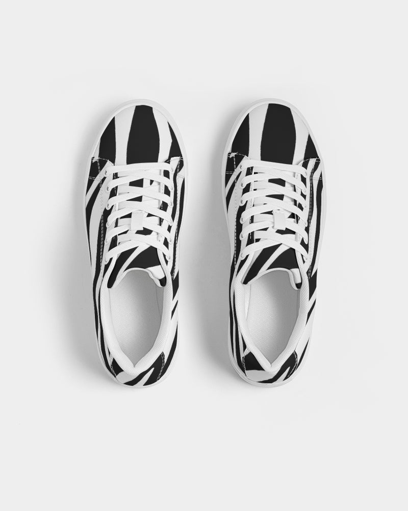 Zebra Women's Faux-Leather Sneaker - FABA Collection