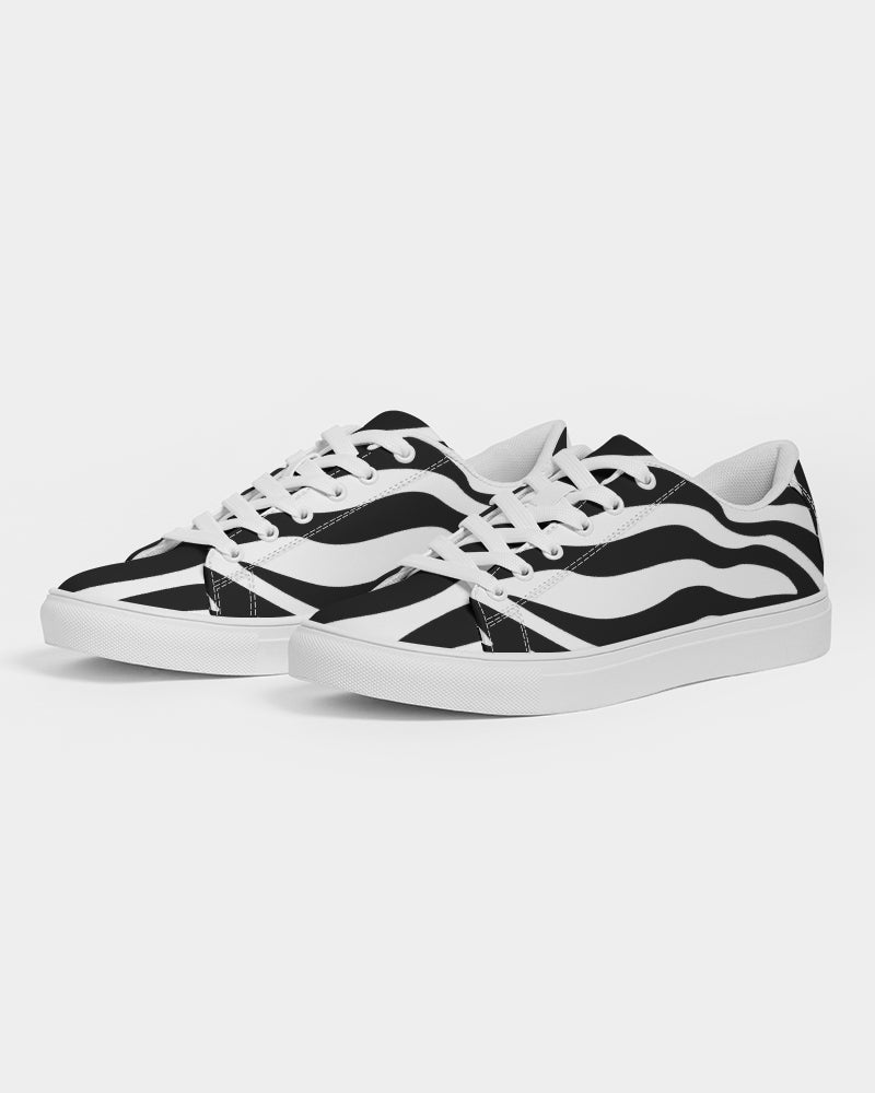 Zebra Women's Faux-Leather Sneaker - FABA Collection