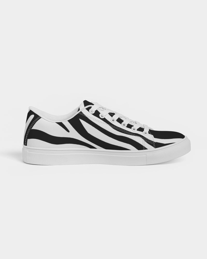 Zebra Women's Faux-Leather Sneaker - FABA Collection