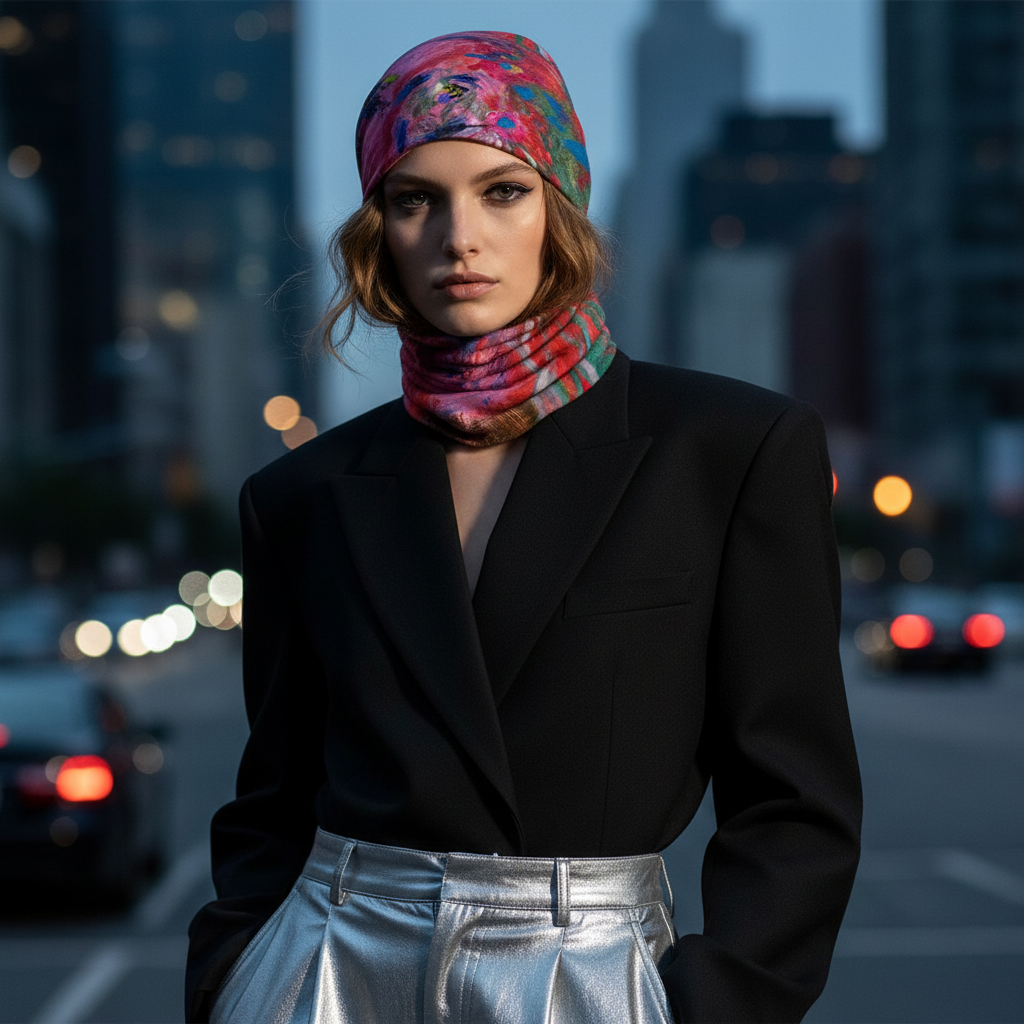 Athletic Neck Warmer Morf Scarf Bird of Paradise- FABA