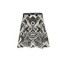 Monochrome Geometric Flare Skirt FABA Collection