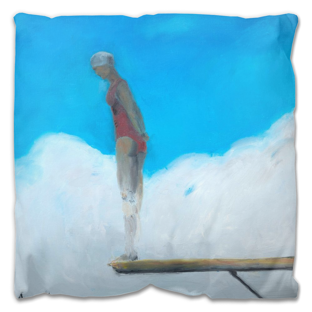 Outdoor Pillows: Art-Inspired Contemplation by Ane Howard