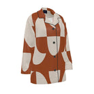 Rust Echoes Silk Shirt